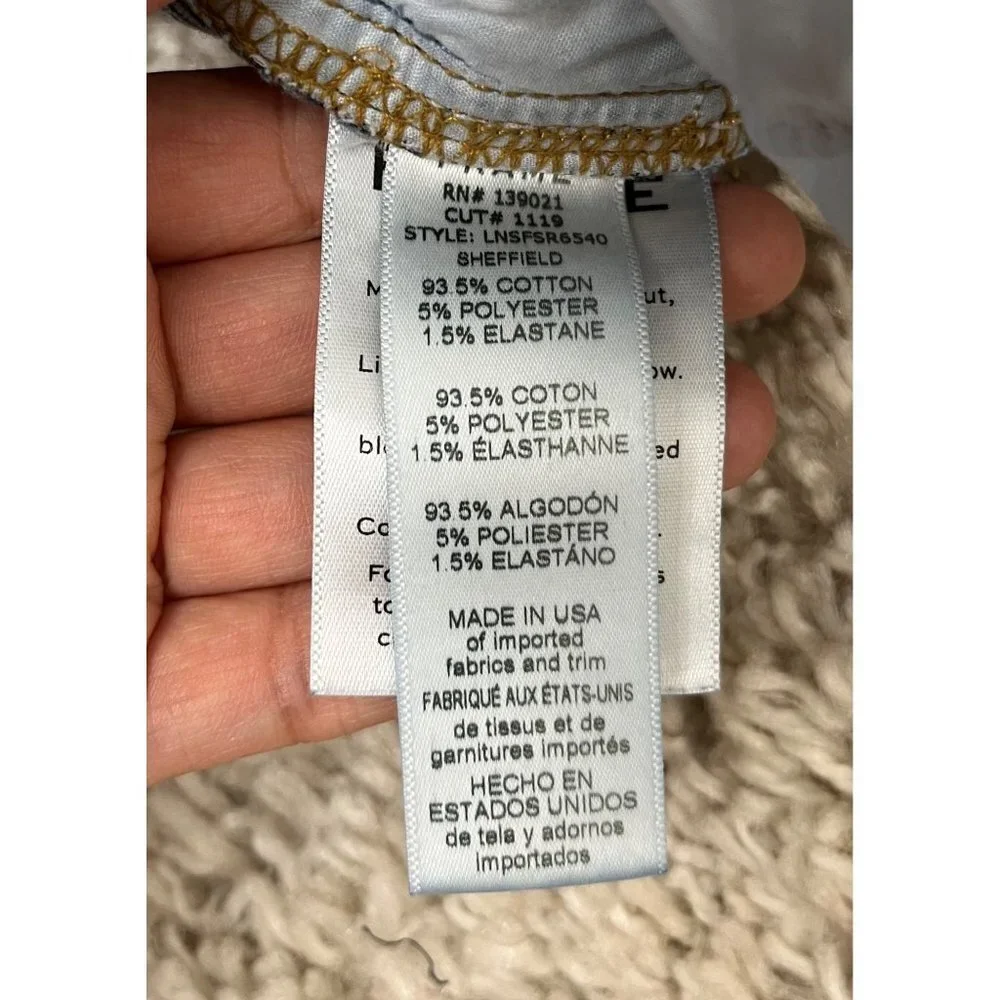 FRAME Le Nouveau Straight Front Split‎ Jeans Size 26 - Picture 10 of 12